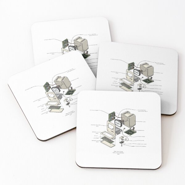 MACINTOSH Coasters (Set of 4)