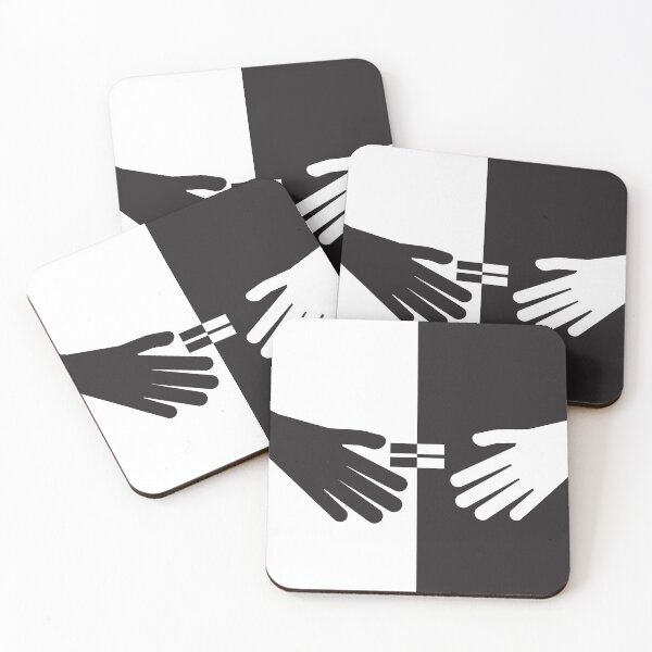 Item preview, Black White Hand on Black White Background designed and sold by sigdesign.