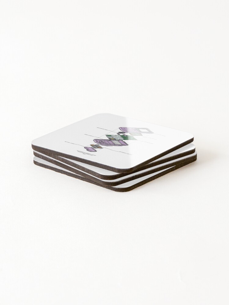 Alternate view of GAMEBOY COLOR Coasters (Set of 4)