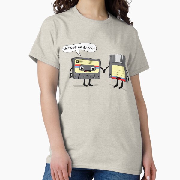 Item preview, The Obsoletes (Retro Floppy Disk Cassette Tape) designed and sold by Creative Spectator.