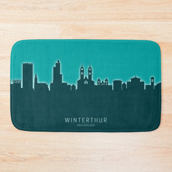 Item preview, Winterthur Switzerland Skyline designed and sold by ArtPrints.