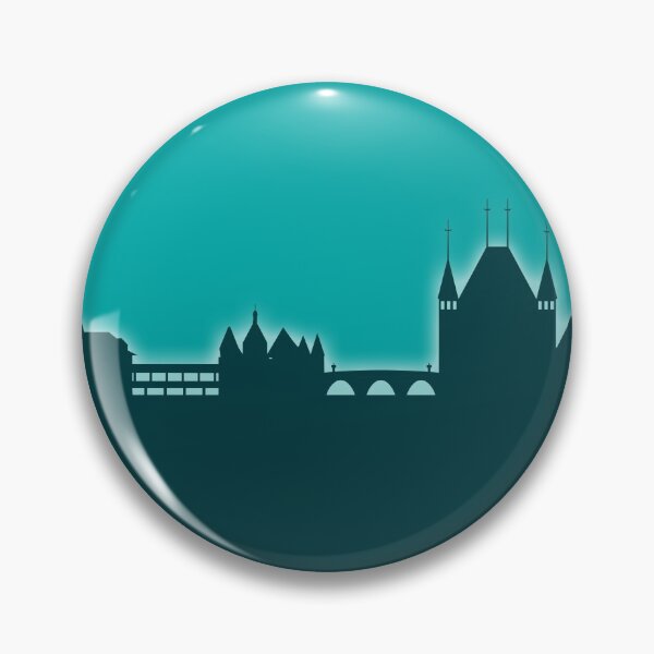 Item preview, Thun Switzerland Skyline designed and sold by ArtPrints.