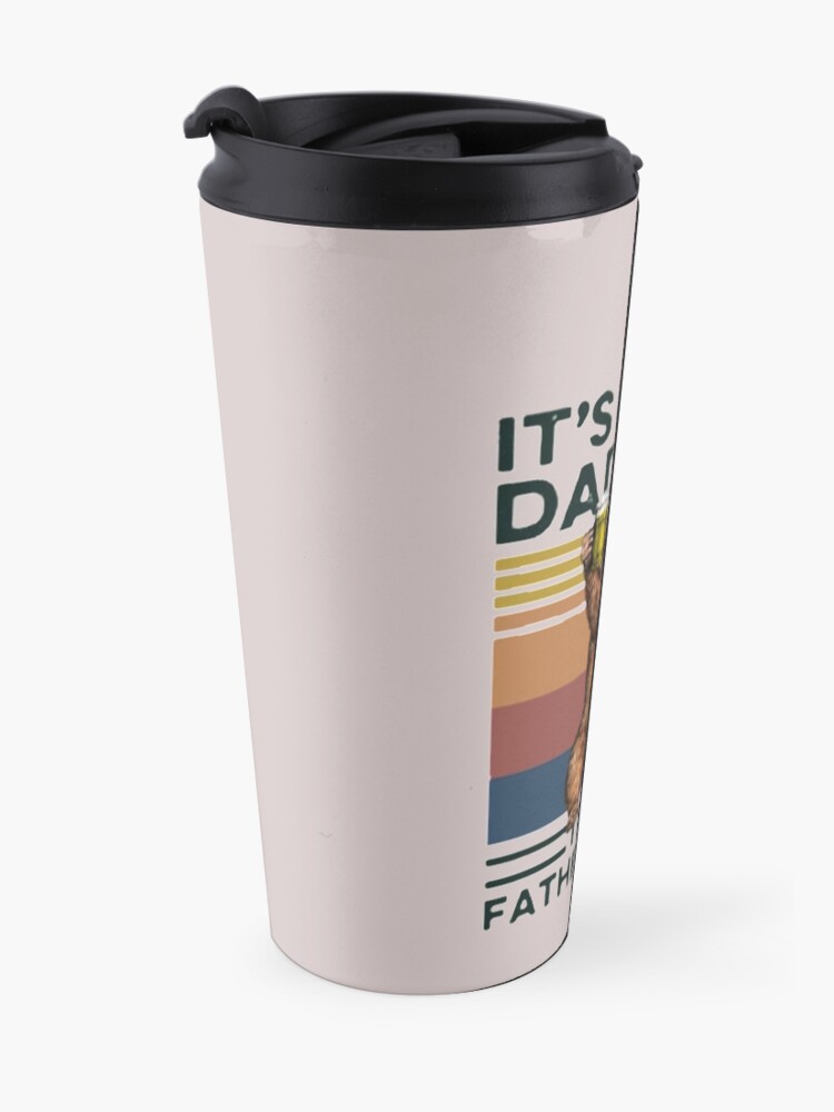 Alternate view of It's Not A Dad BOD It's Father Figure Bear Beer Lover Travel Mug