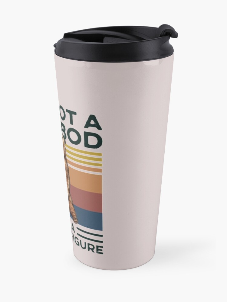 Alternate view of It's Not A Dad BOD It's Father Figure Bear Beer Lover Travel Mug