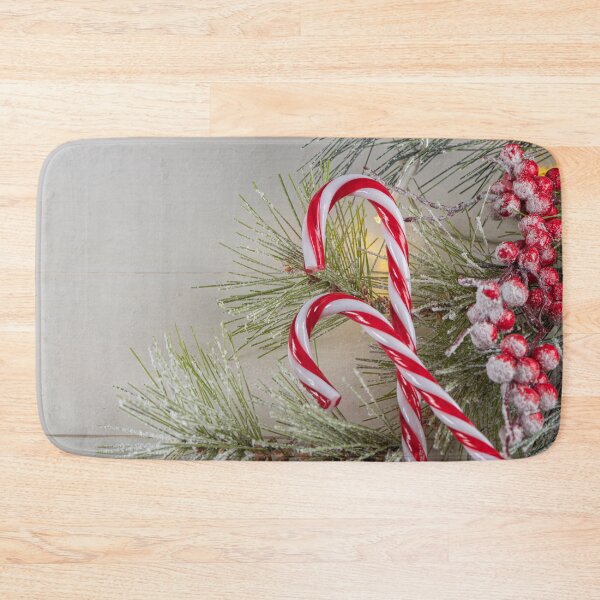 Item preview, Bright Christmas or New Year wooden background with fir branches, Christmas decorations. Christmas sweets. Copy space. View from above designed and sold by AnaMOMarques.