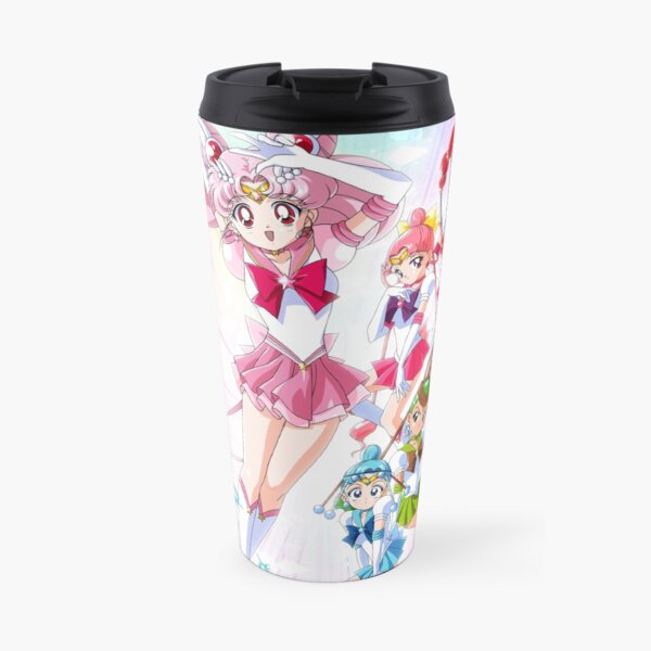 Eternal Sailor Chibi Moon & Sailor Asteroids Travel Mug