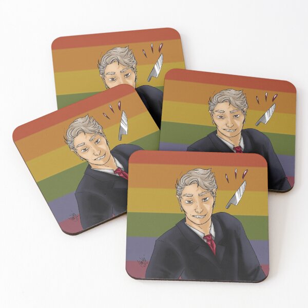 Item preview, Hannibal Gay Pride! (square) designed and sold by yeehawgalaxy.