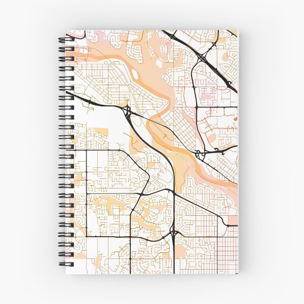 Item preview, Calgary Canada Street Map Art Watercolor Color designed and sold by IvonDesign.