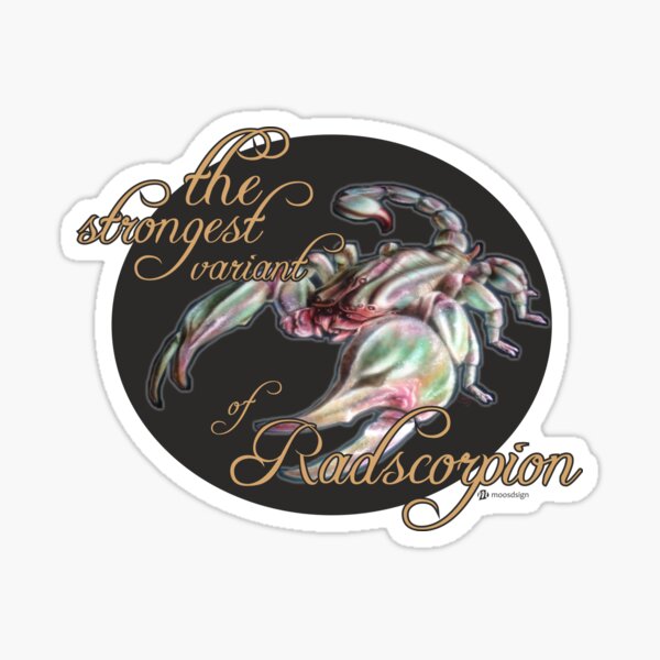 "Albino wheel scorpion" Sticker for Sale by moosdsign | Redbubble