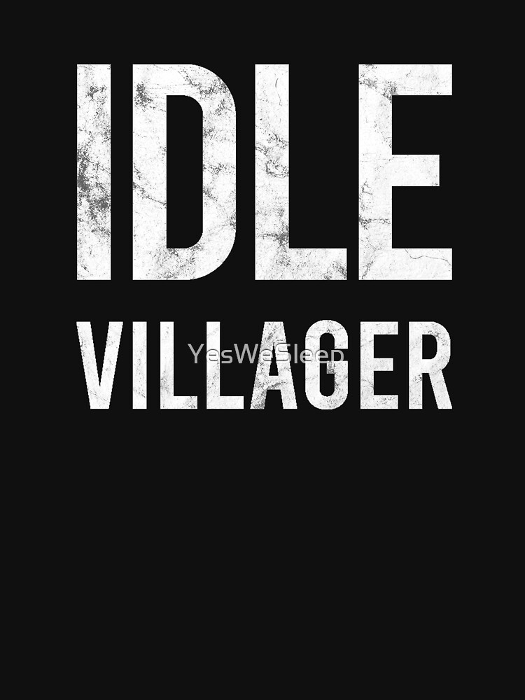 Idle Villager by YesWeSleep