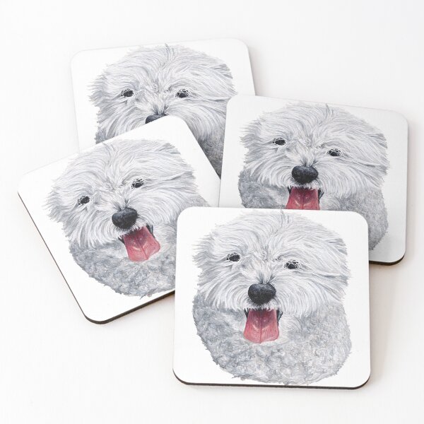 Item preview, Cute white puppy designed and sold by Apatche Revealed.