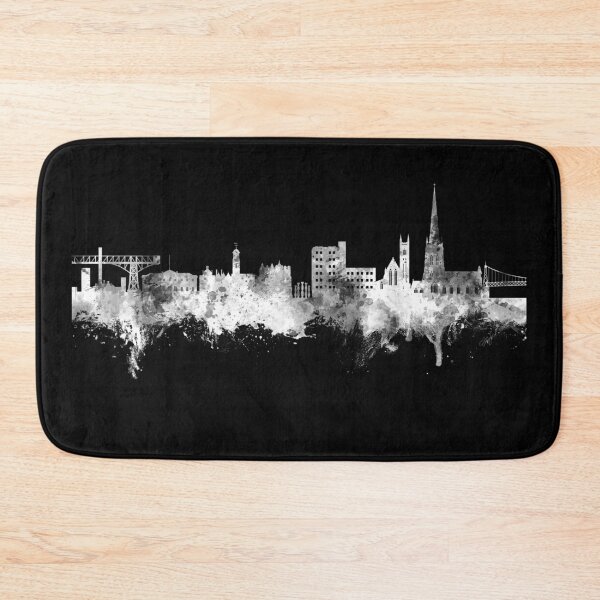 Item preview, Warrington England Skyline designed and sold by ArtPrints.