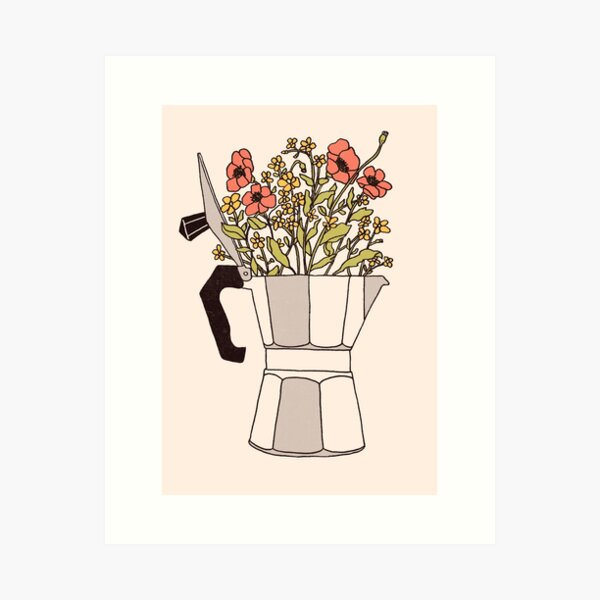 Pretty Coffee Cups - Elisabeth Fredriksson Canvas Art Print