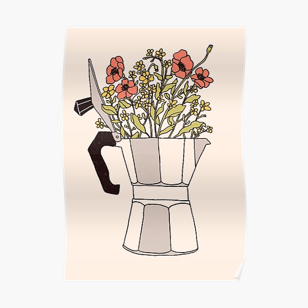 Moka Flowers Poster