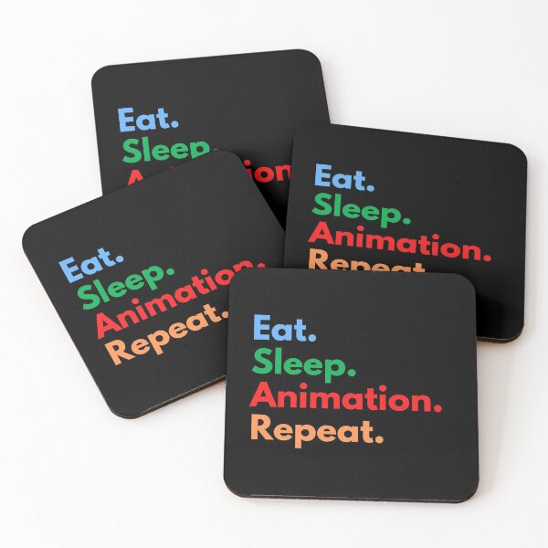 Item preview, Eat. Sleep. Animation. Repeat. designed and sold by Eat-SleepRepeat.