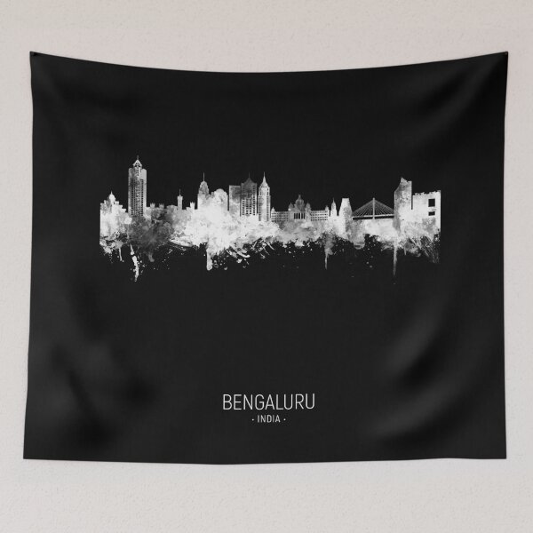 Item preview, Bengaluru Skyline India Bangalore designed and sold by ArtPrints.