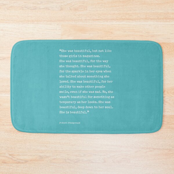 Item preview, She was beautiful, F. Scott Fitzgerald  designed and sold by corbrand.