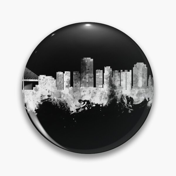 Item preview, Long Beach California Skyline designed and sold by ArtPrints.