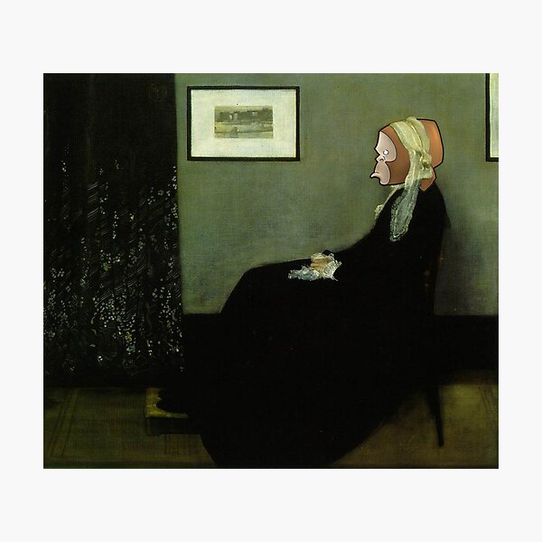 Whistler's Monkey Card Photographic Print