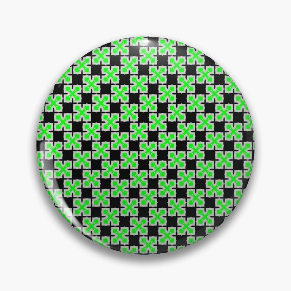 Item preview, Tessellating. Geometrical. Repeating. Black, Green and Grey Pattern  designed and sold by shirtdan.