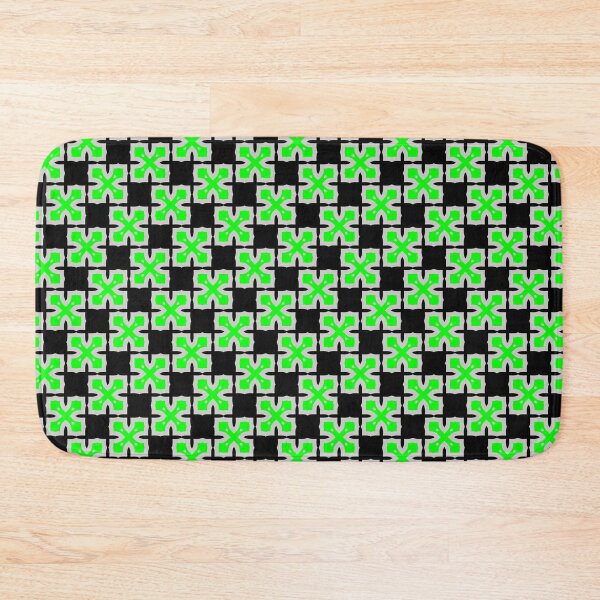 Item preview, Tessellating. Geometrical. Repeating. Black, Green and Grey Pattern  designed and sold by shirtdan.