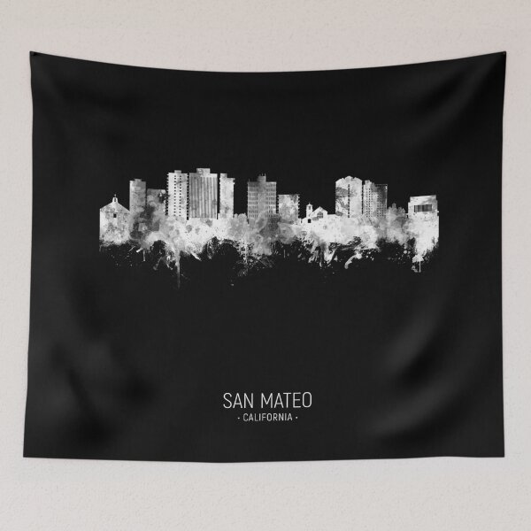 Item preview, San Mateo California Skyline designed and sold by ArtPrints.