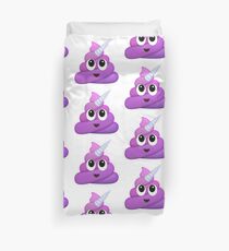 Funda nórdica Purple Unicorn Poop Emoji