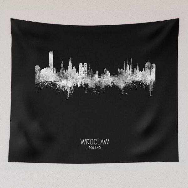 Item preview, Wroclaw Poland Skyline designed and sold by ArtPrints.