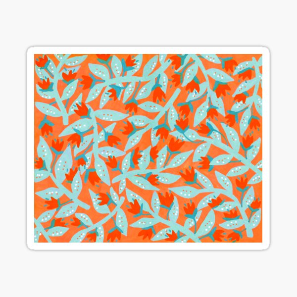 Summer meadow of wild flowers Sticker