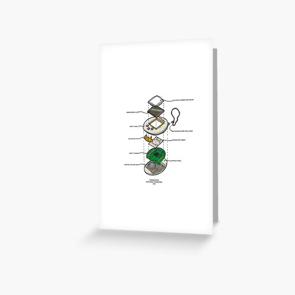 TAMAGOTCHI Greeting Card