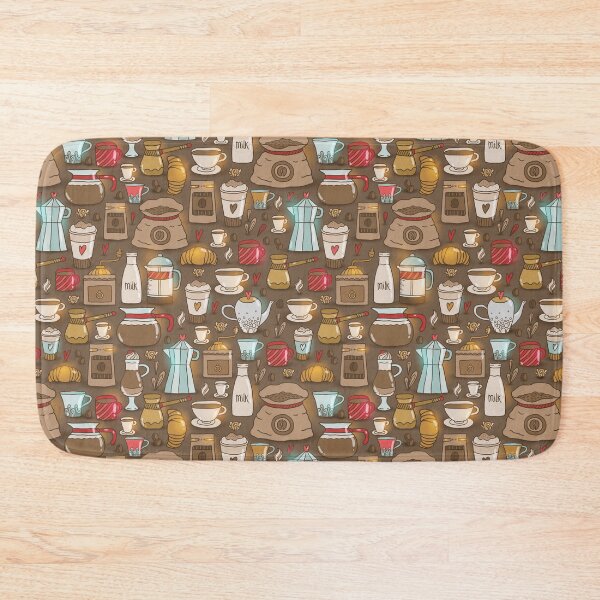 Item preview, Cute coffee illustration. Caffeine theme. Cappuccino, espresso, beans. designed and sold by kostolom3000.
