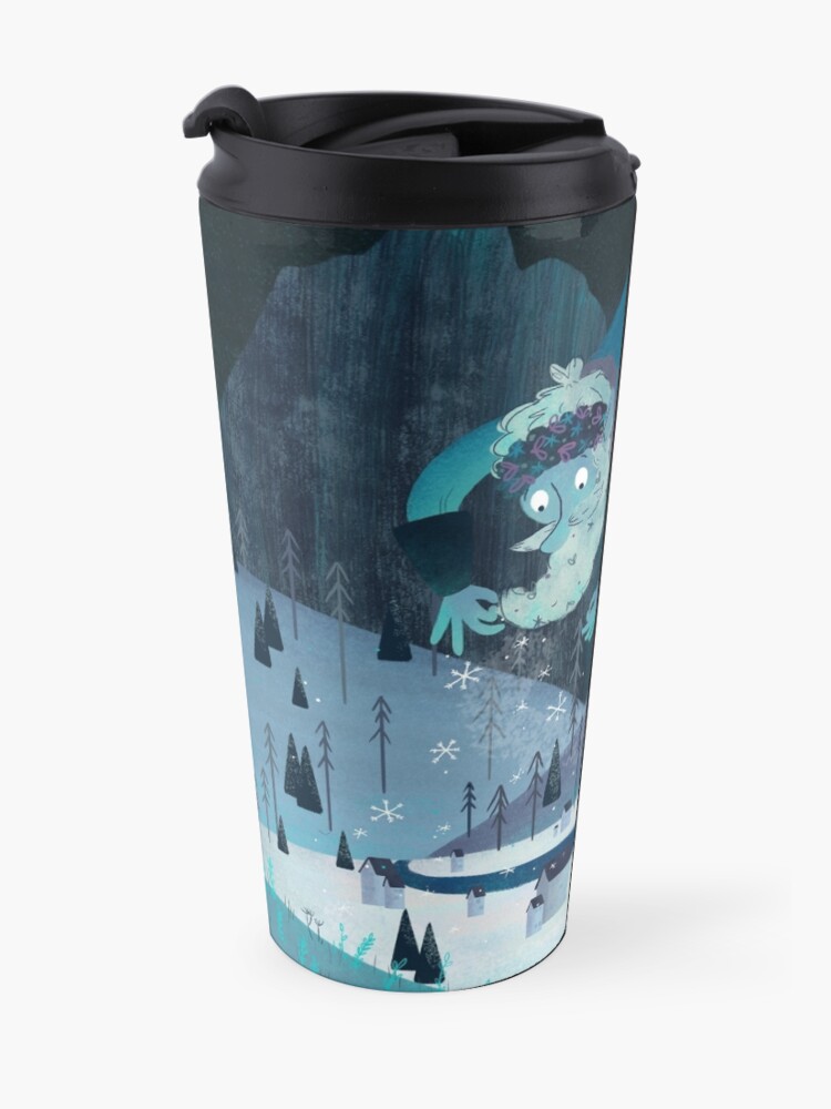 Alternate view of Old Man Winter Travel Mug