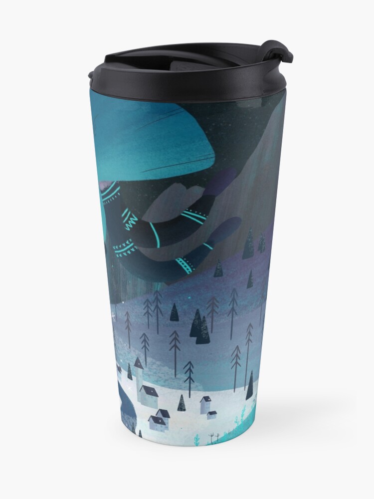 Alternate view of Old Man Winter Travel Mug