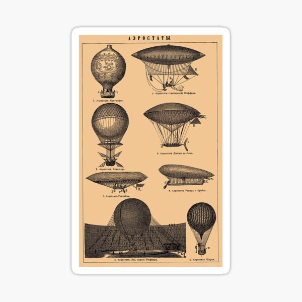 Item preview, Airships / Air Balloons designed and sold by Ouijawedge.