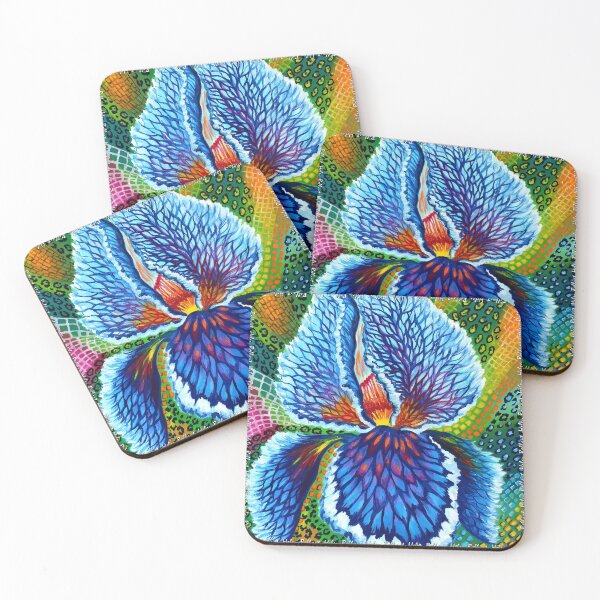 Item preview, Blue iris flower designed and sold by Helen Bellart.
