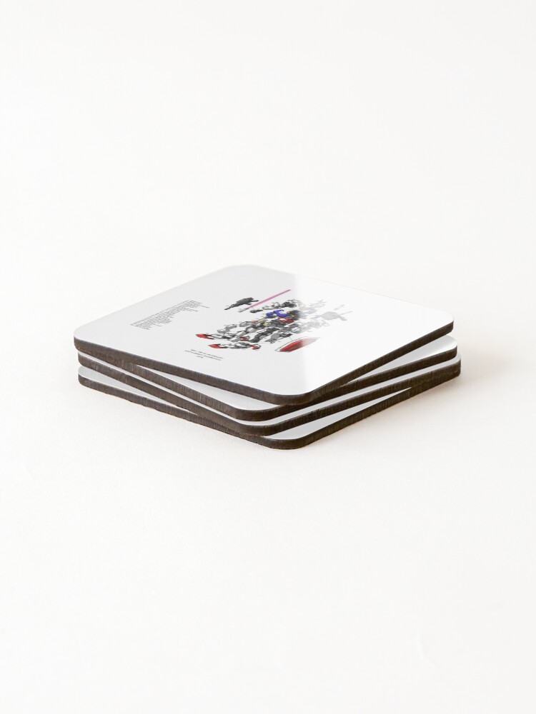 Alternate view of RX-78-2 Coasters (Set of 4)