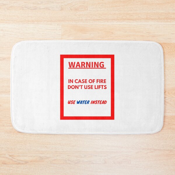 Item preview, Fire Warning Funny designed and sold by Blertz.
