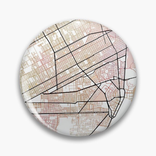 Item preview, Cancun Mexico Street Map Art Watercolor Color designed and sold by IvonDesign.