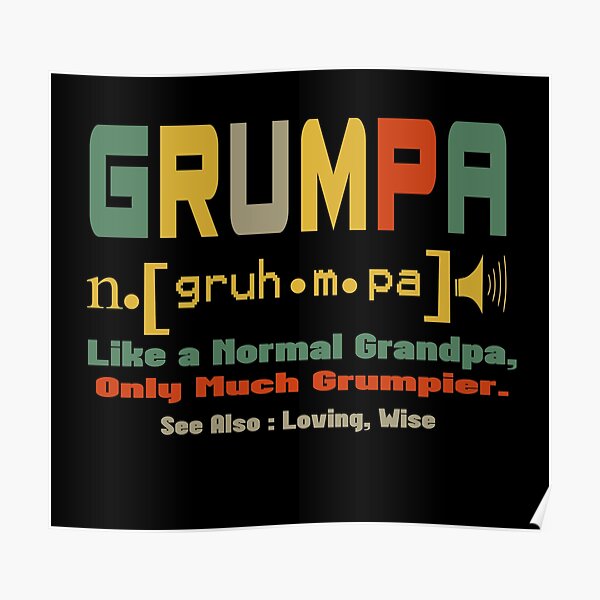 Download Grumpa Grumpa Definition Funny Fathers Day Best Grandpa ...