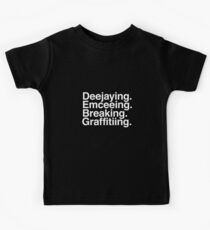 The Four Elements of Hip Hop Kids Tee