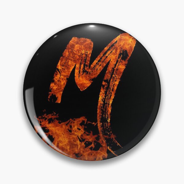 Item preview, Burning on Fire Letter M designed and sold by hatimelhag.