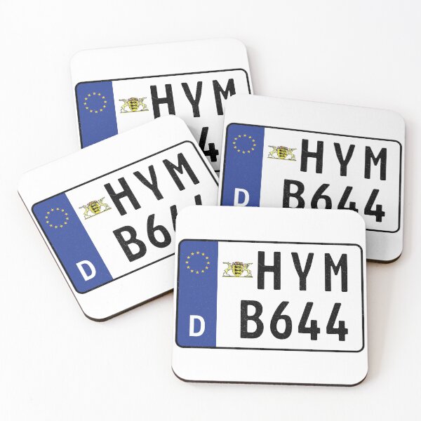 Item preview, HYMER B644 NUMBER PLATE designed and sold by Adventure Industries.