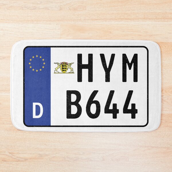 Item preview, HYMER B644 NUMBER PLATE designed and sold by Adventure Industries.