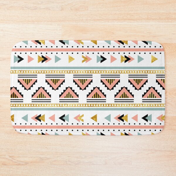 Item preview, Retro pink and gold pattern designed and sold by SpiritualMG.