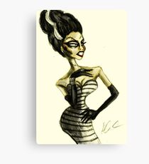 The Drag Bride of Frankenstein Canvas Print