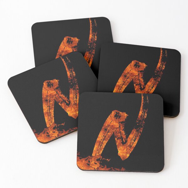 Item preview, Burning on Fire Letter N designed and sold by hatimelhag.