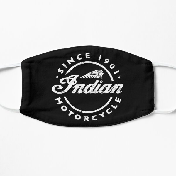 Indian Motorcycle 1901 Vintage Logo distressed motorcycle USA Mask