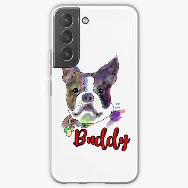 Buddy, the Boston Terrier Samsung Galaxy Soft Case