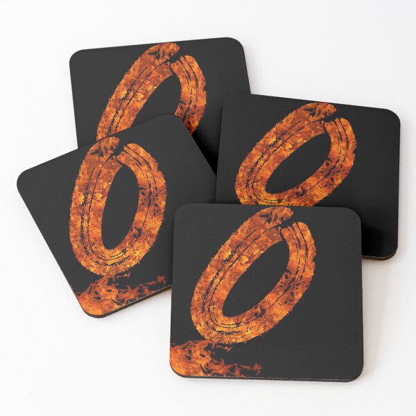 Item preview, Burning on Fire Letter O designed and sold by hatimelhag.