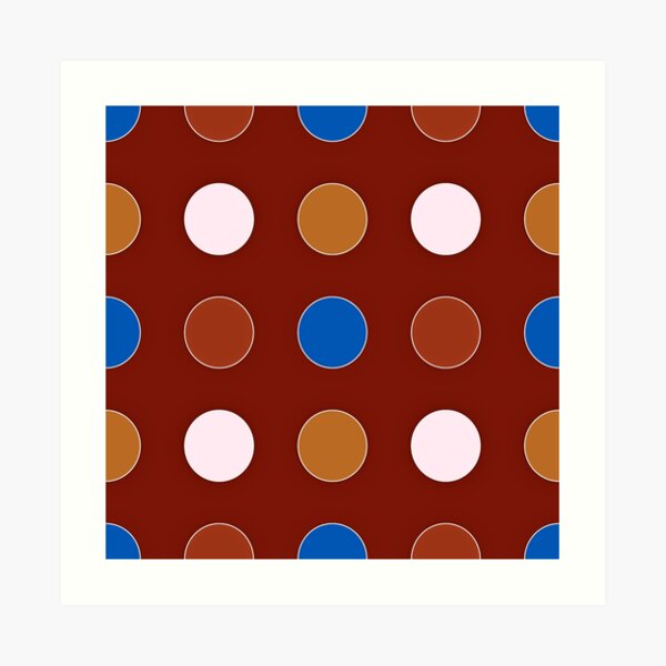 Vintage combination 1-5 Art Print